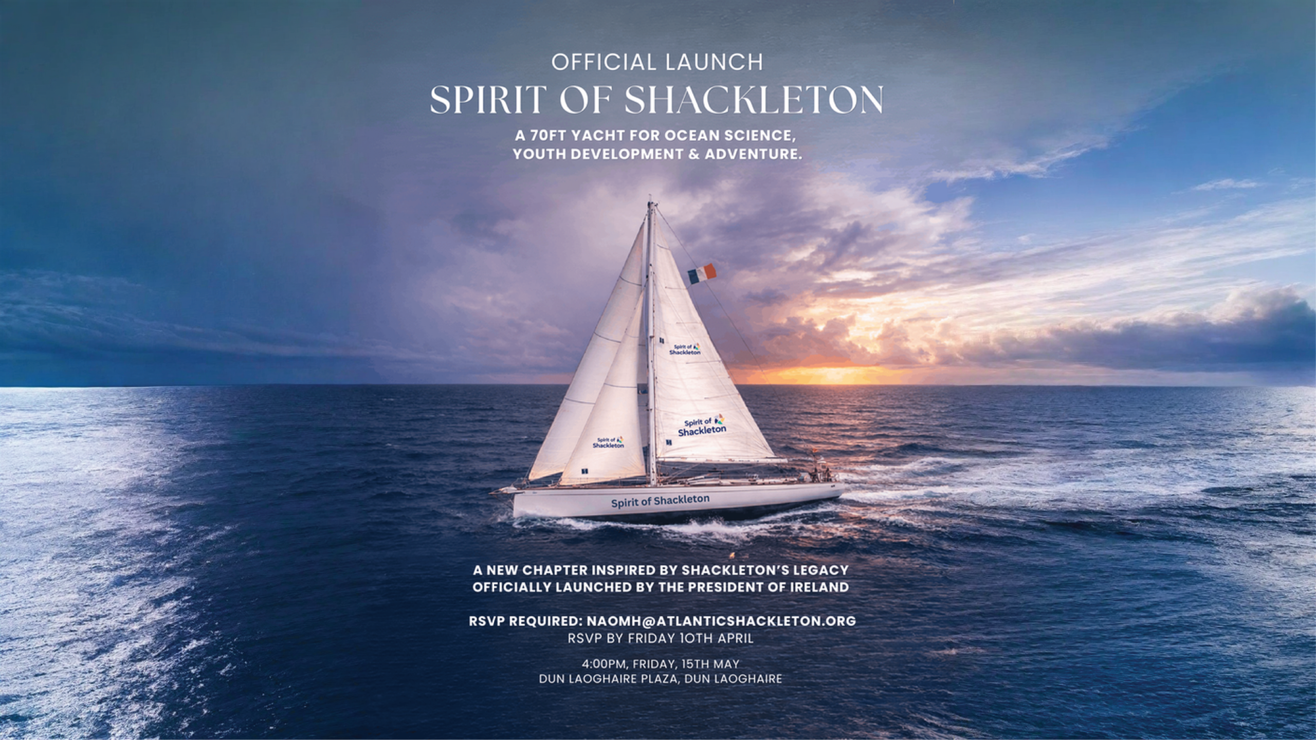 Launching the Spirit of Shackleton