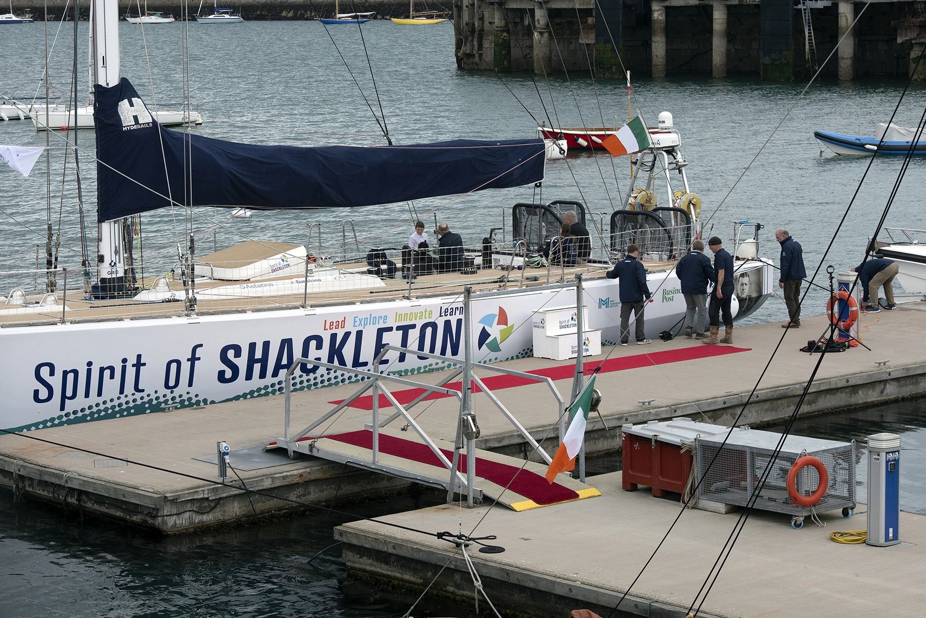 Round Ireland Race marks the beginning of a year of ocean exploration for Spirit of Shackleton